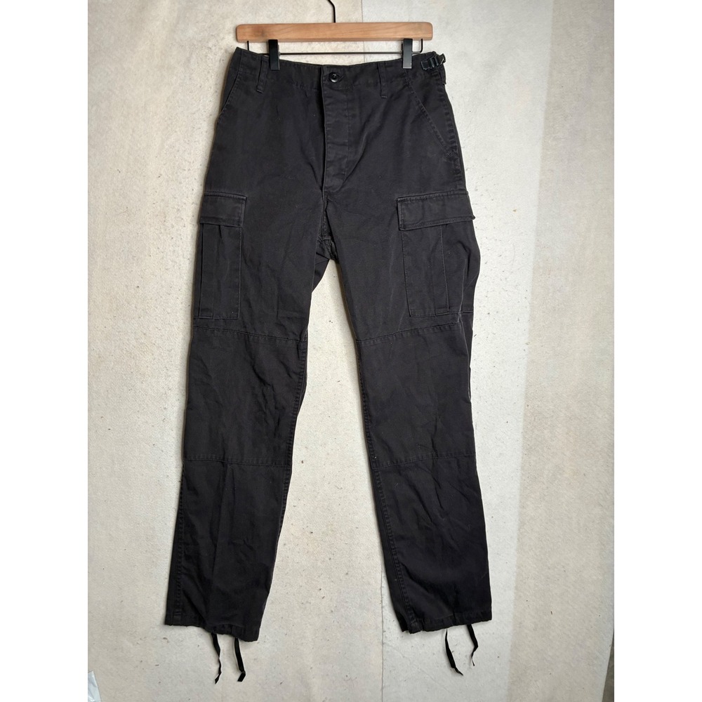Propper Mens Tactical Cargo Pants Black Cotton Blend Utility Trousers 34x30